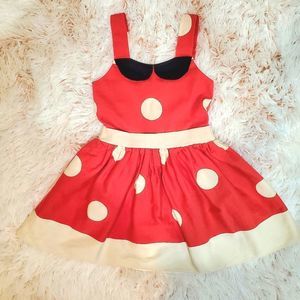 Vintage Minnie Mouse inspired Toddler Cirlce Dress